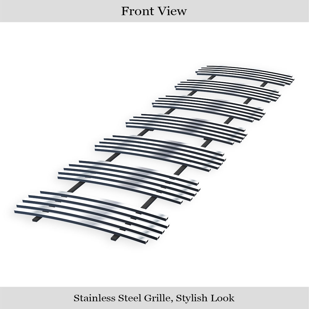 2006-2010 Jeep Commander Main Upper Stainless Steel Billet Grille