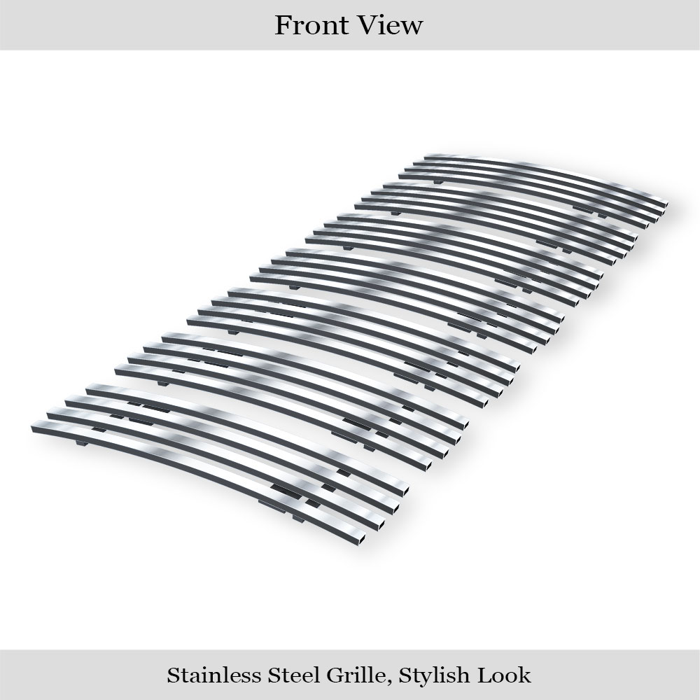 2008-2012 Jeep Liberty Main Upper Stainless Steel Billet Grille