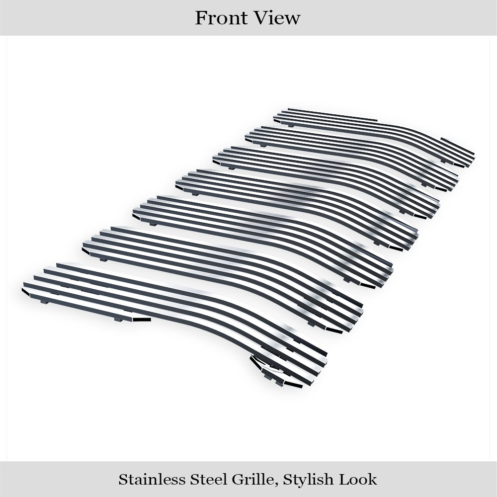 2020-2021 Jeep Gladiator Main Upper Stainless Steel Billet Grille