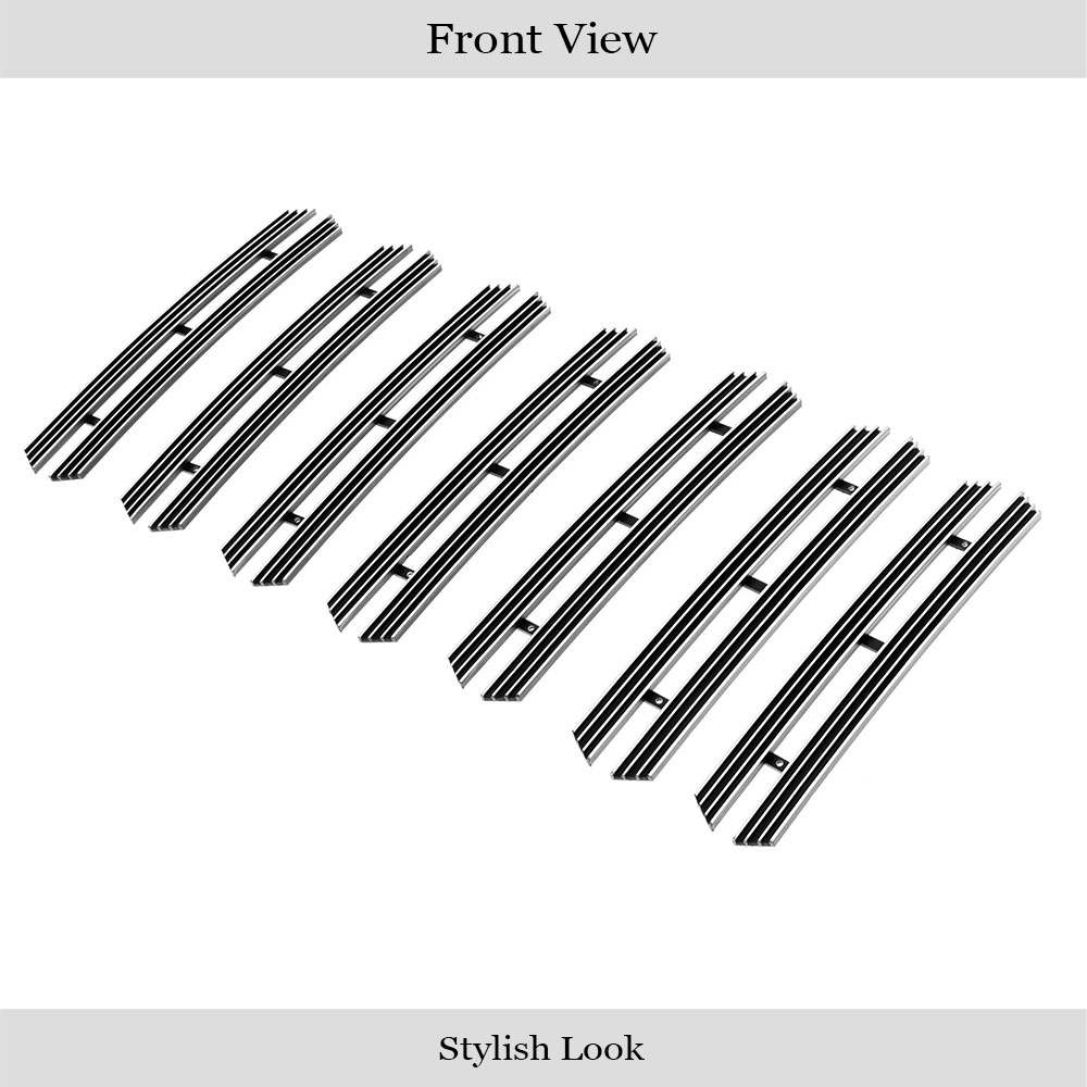 2007-2018 Jeep Wrangler JK Main Upper Aluminum Billet Wide Grille
