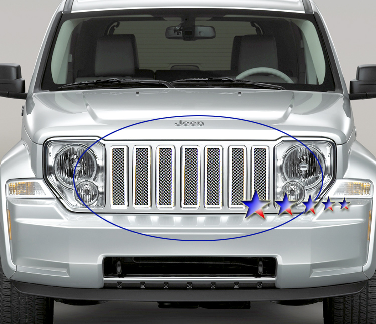 2008-2012 Jeep Liberty Main Upper Wire Mesh Grille