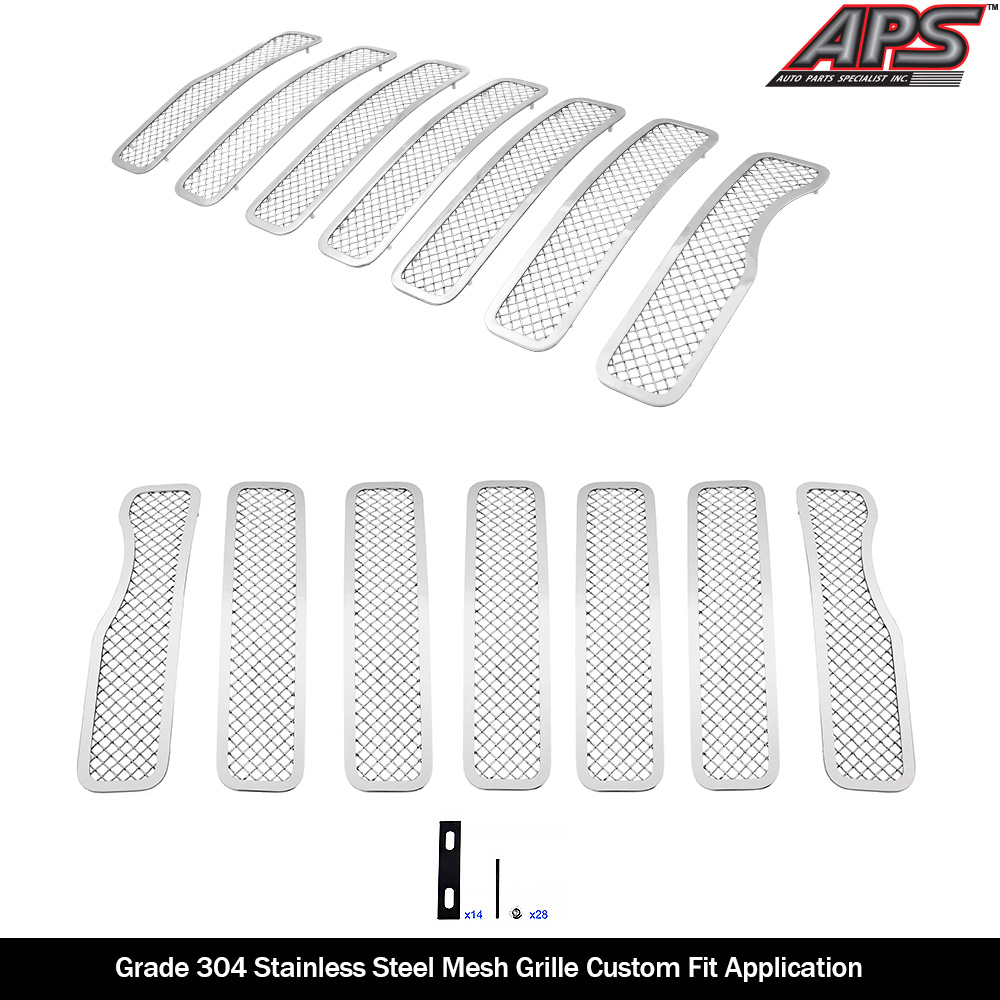 2020-2021 Jeep Gladiator Main Upper Wire Mesh Grille
