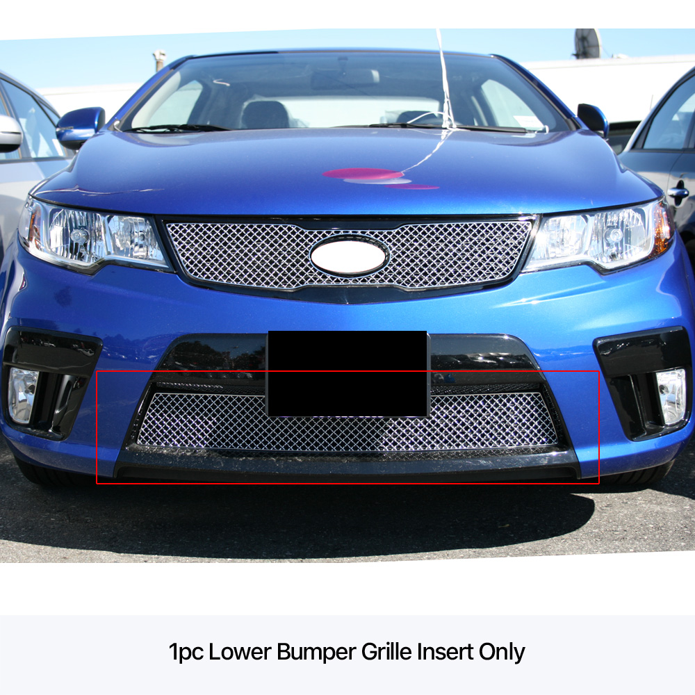 2010-2013 Kia Forte Koup Lower Bumper X Mesh Grille