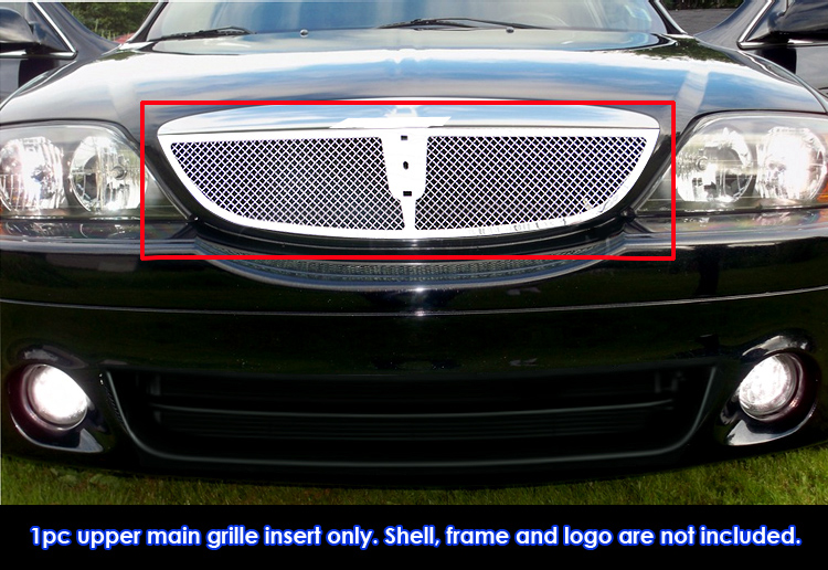 2000-2002 Lincoln LS W/Lower Billet Molding Main Upper Wire Mesh Grille