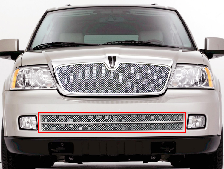 2005-2006 Lincoln Navigator Lower Bumper Wire Mesh Grille