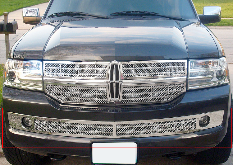 2007-2014 Lincoln Navigator Lower Bumper Wire Mesh Grille