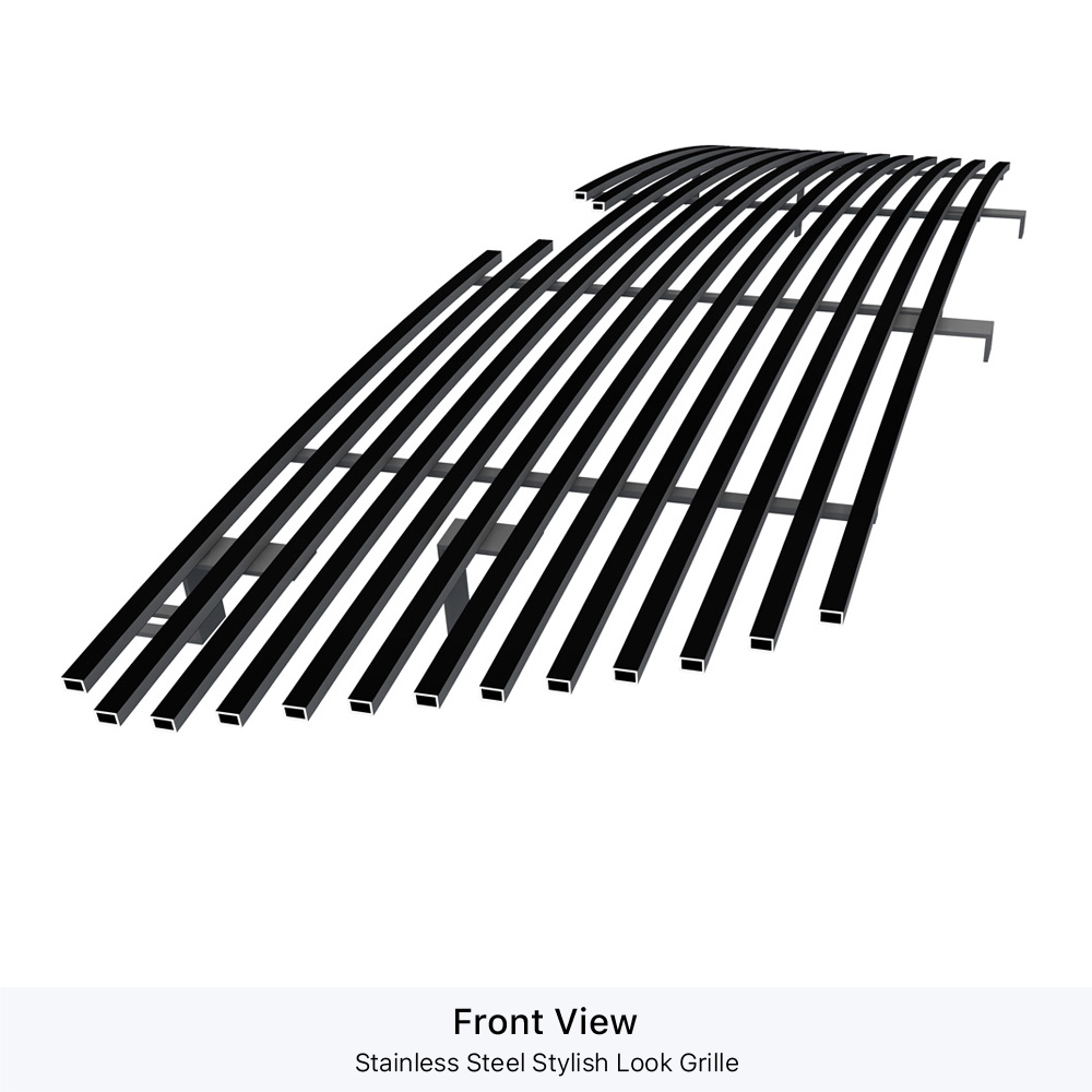 2003-2006 Lincoln Navigator Main Upper Black Stainless Steel Billet Grille