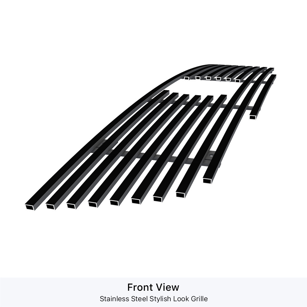 2006-2010 Mazda B2300 Truck/2006-2010 Mazda B3000  Truck/2006-2010 Mazda B4000  Truck Main Upper Black Stainless Steel Billet Grille