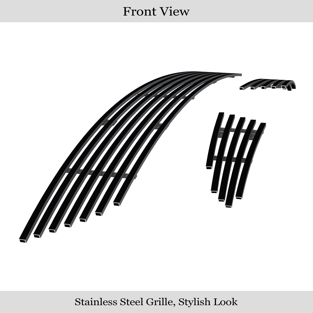 2003-2005 Mazda 6 Only for s Wagon/s Sport Wagon/i Sport Sedan Lower Bumper Black Stainless Steel Billet Grille
