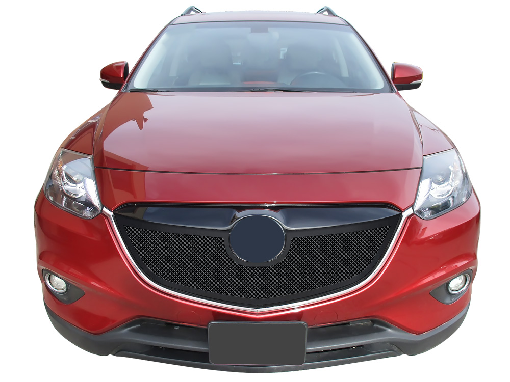 2013-2015 Mazda CX-9 Main Upper Black Wire Mesh Grille