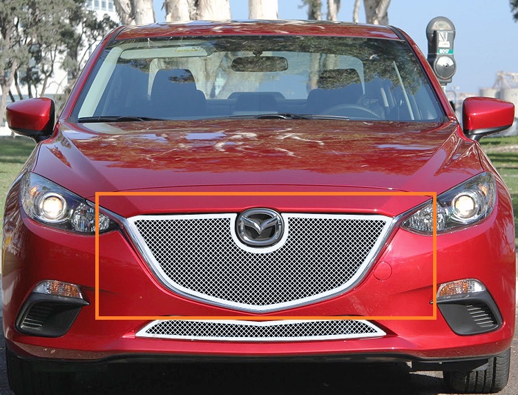 2014-2016 Mazda Mazda 3 Main Upper Wire Mesh Grille