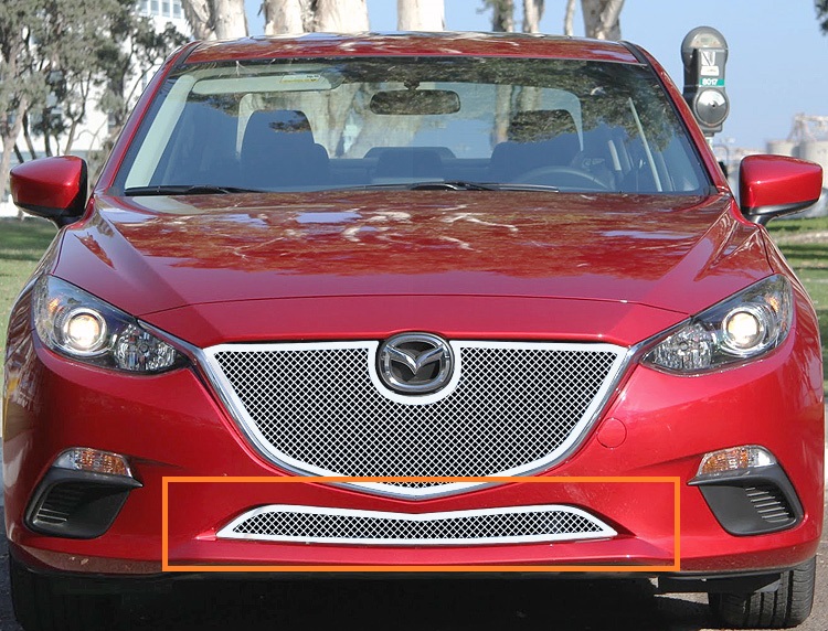 2014-2016 Mazda Mazda 3 Lower Bumper Wire Mesh Grille