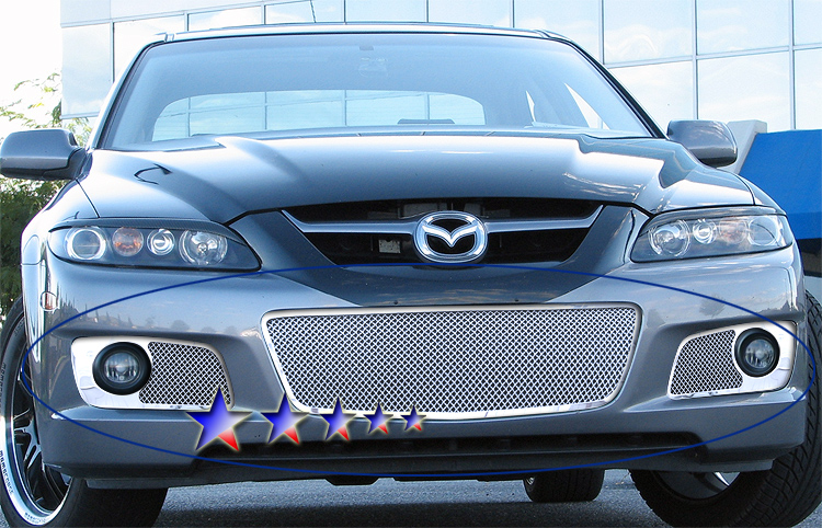 2006-2007 Mazda Speed 6 Lower Bumper Wire Mesh Grille