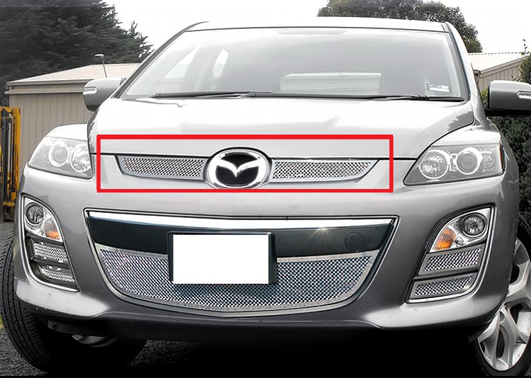 2010-2012 Mazda CX-7 Main Upper Wire Mesh Grille