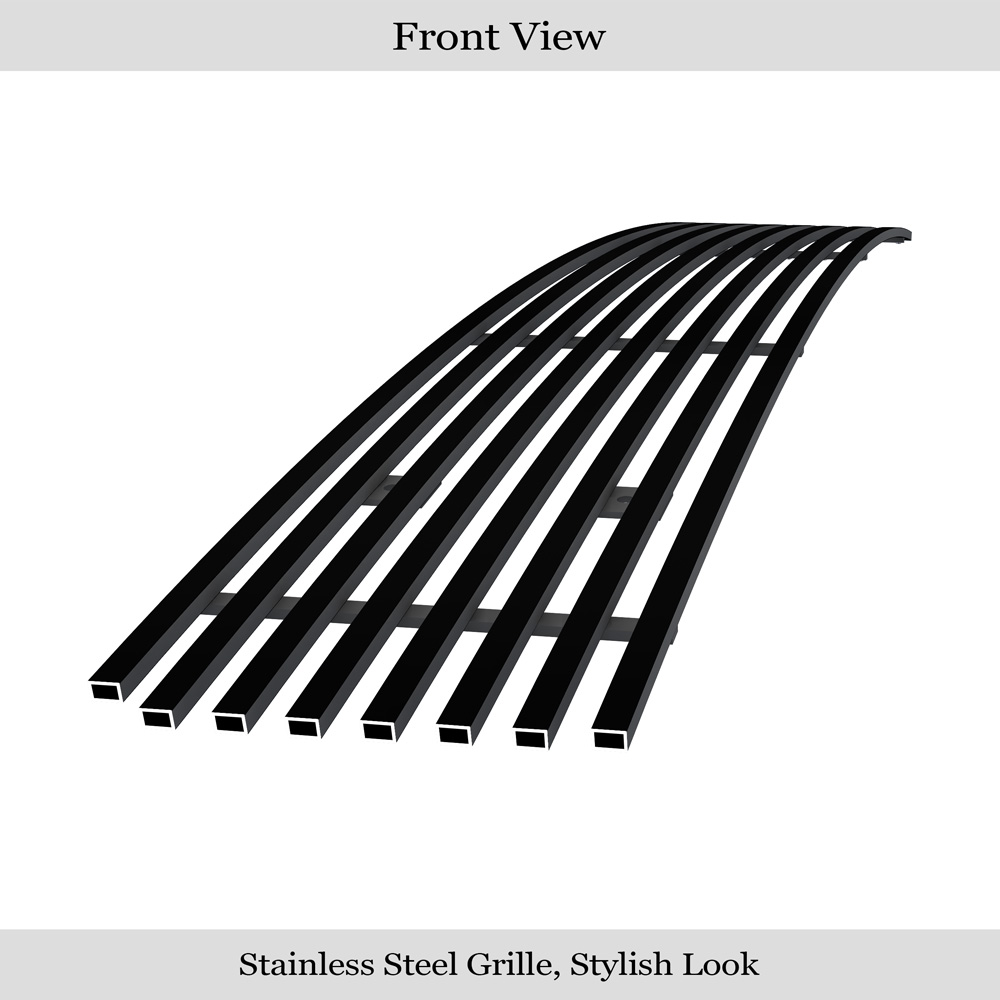 2005-2006 Nissan Altima SER Lower Bumper Black Stainless Steel Billet Grille