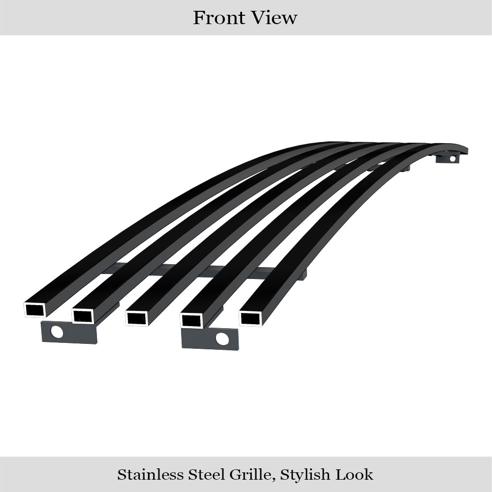 1999-2004 Nissan Pathfinder Lower Bumper Black Stainless Steel Billet Grille