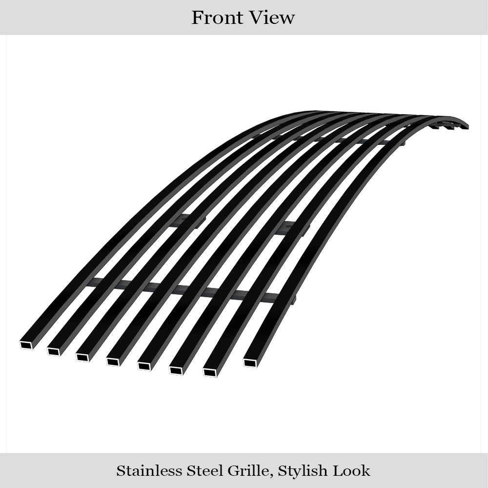 2003-2005 Nissan 350Z Lower Bumper Black Stainless Steel Billet Grille
