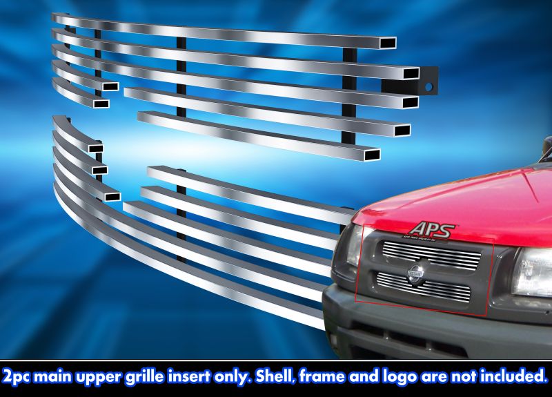 2000-2001 Nissan Xterra Main Upper Stainless Steel Billet Grille