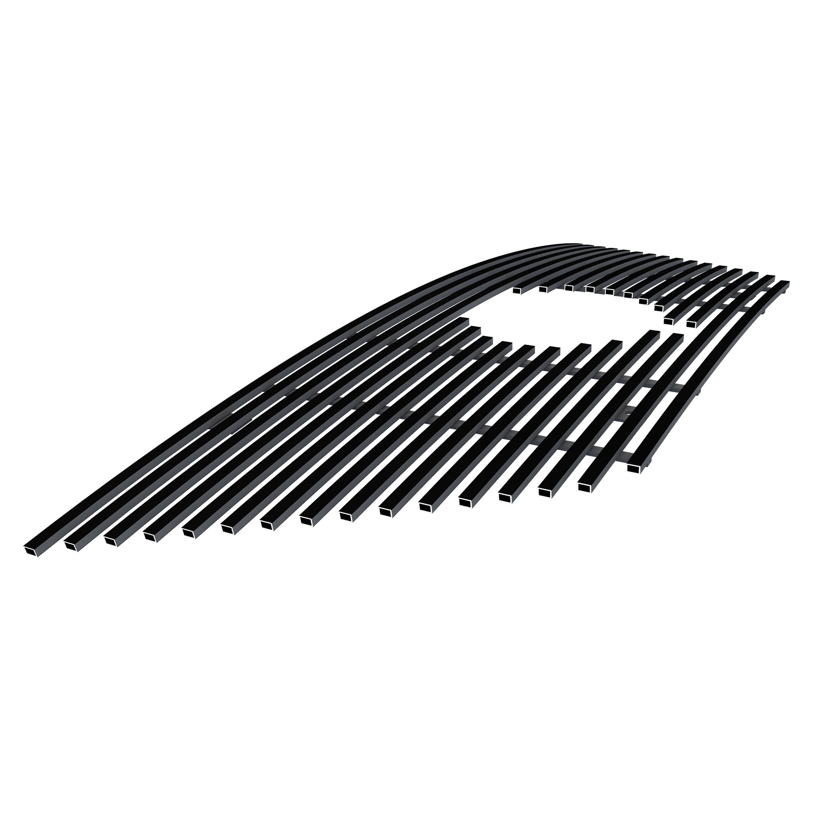 2021-2023 Nissan Rogue Main Upper Black Stainless Steel Billet Grille
