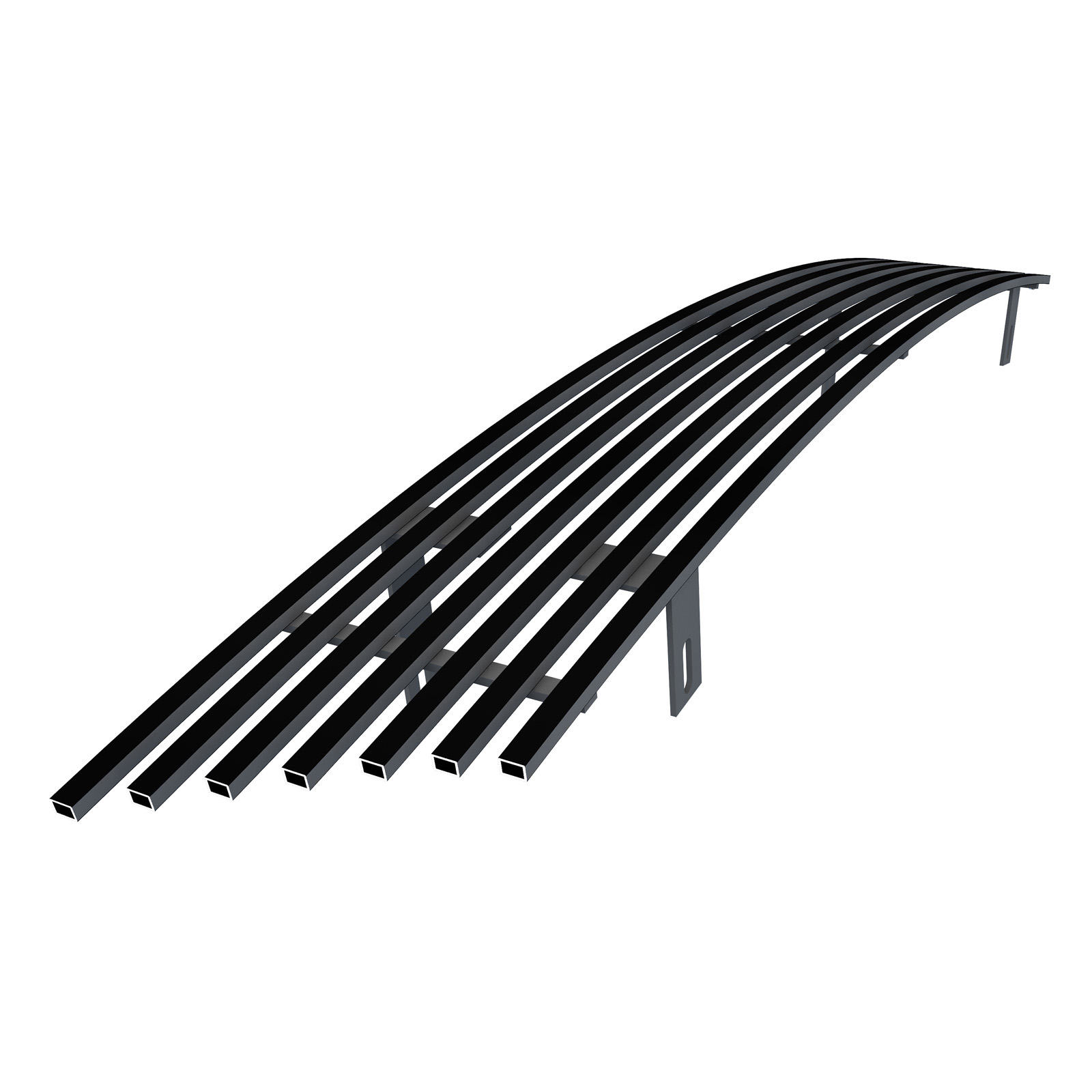 2009-2012 Nissan Xterra Lower Bumper Black Stainless Steel Billet Grille