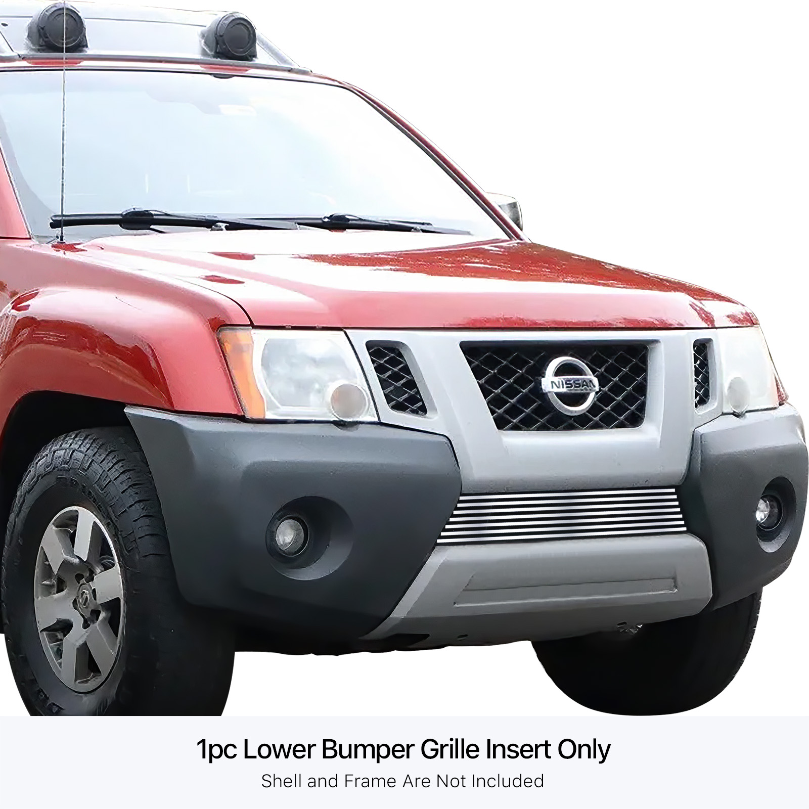 2009-2012 Nissan Xterra Lower Bumper Stainless Steel Billet Grille