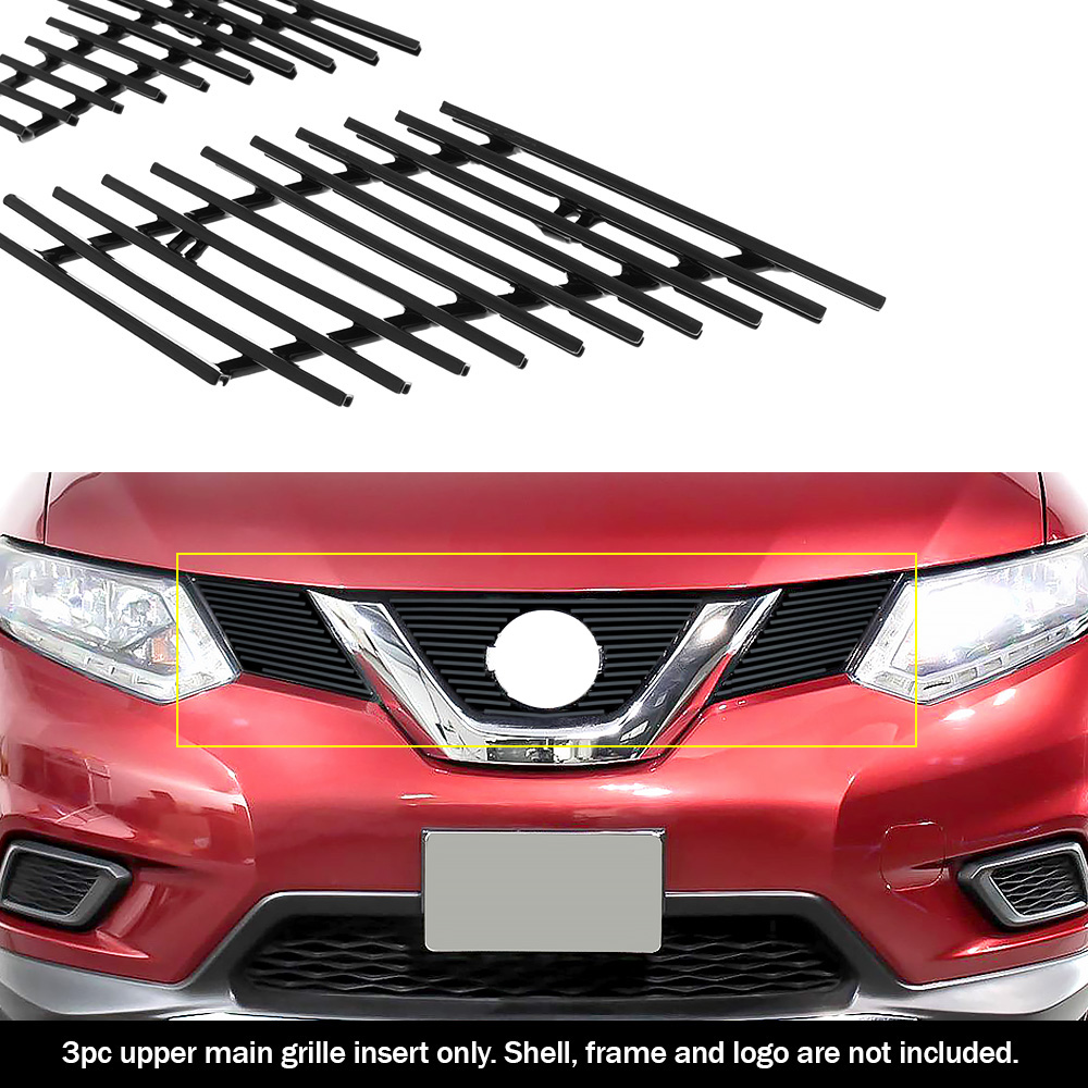 2014-2016 Nissan Rouge Main Upper Aluminum Billetuminum Billet Wide Grille