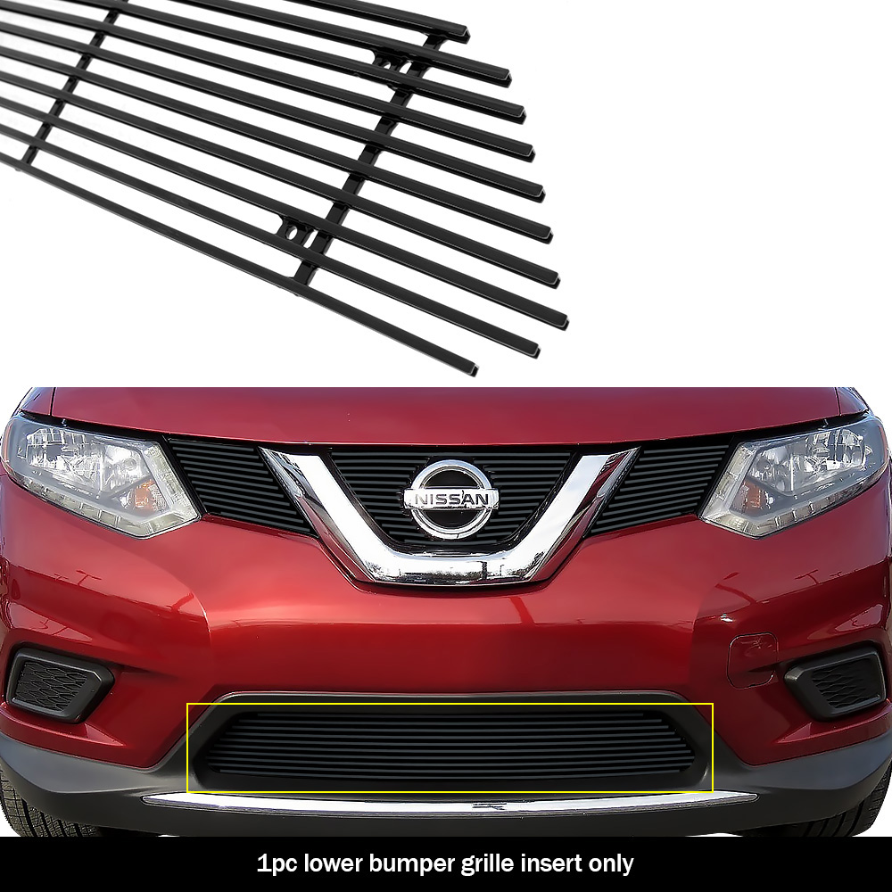 2014-2016 Nissan Rogue Lower Bumper Aluminum Billetuminum Billet Wide Grille