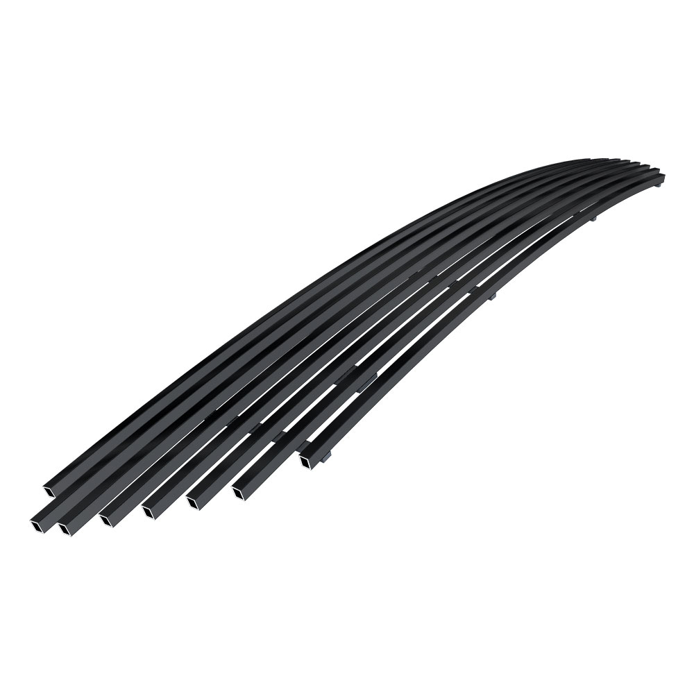 2014-2016 Nissan Rogue Lower Bumper Black Stainless Steel Billet Grille