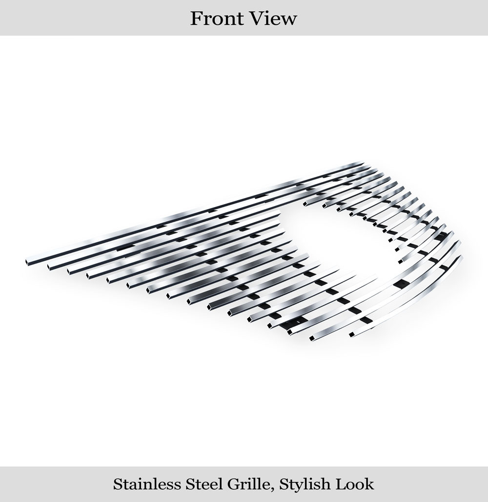 2015-2018 Nissan Murano With Logo Show MAIN UPPER Stainless Steel Billet Grille