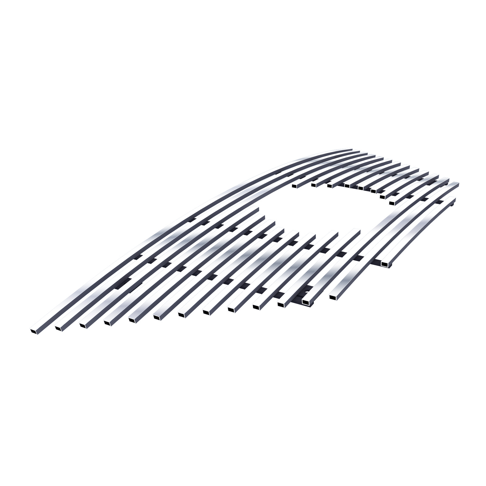 2015-2018 Nissan Murano With Logo Show Main Upper Stainless Steel Billet Grille