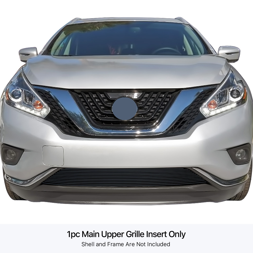 2015-2018 Nissan Murano Lower Bumper Aluminum Billetuminum Billet Wide Grille