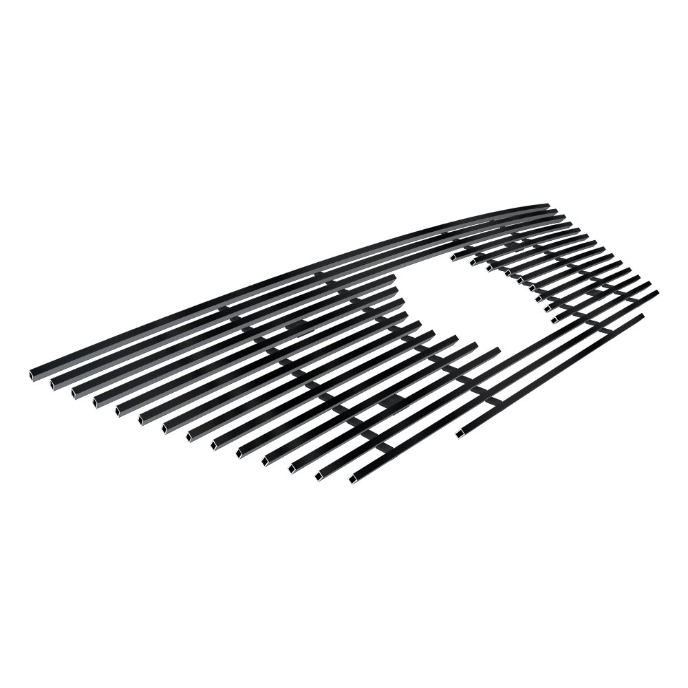 2017-2020 Nissan Pathfinder Main Upper Black Stainless Steel Billet Grille