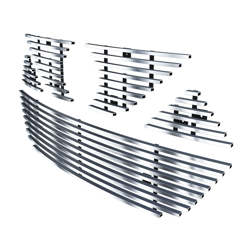 2015-2018 Nissan Maxima Main Upper + Lower Bumper Stainless Steel Billet Grille