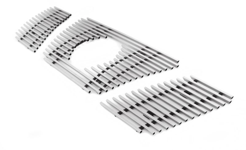 2005-2008 Nissan Frontier With Logo Show/2005-2007 Nissan Pathfinder With Logo Show MAIN UPPER Stainless Steel Billet Grille