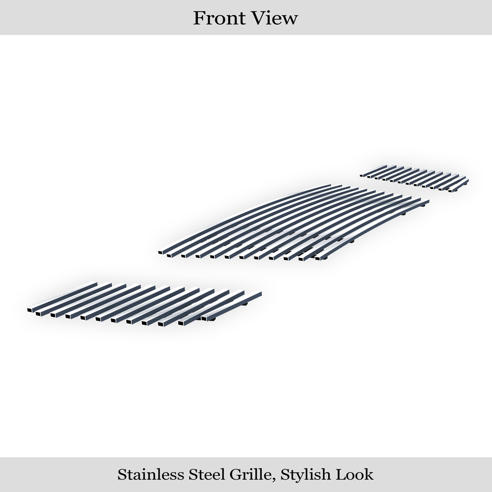 2008-2015 Nissan Titan Main Upper Stainless Steel Billet Grille