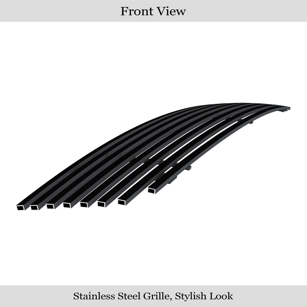 2010-2012 Nissan Altima Coupe Lower Bumper Black Stainless Steel Billet Grille