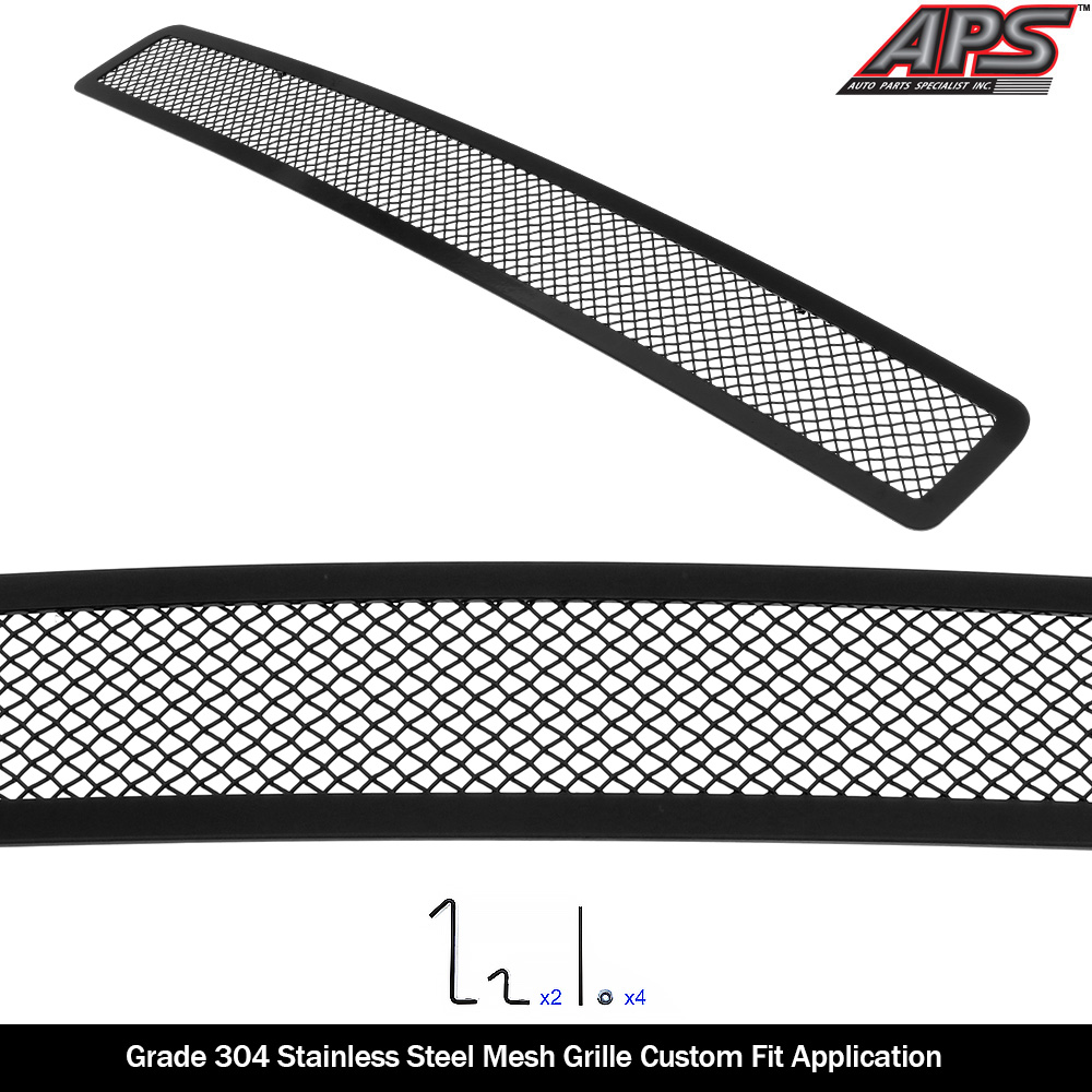 2009-2014 Nissan Maxima Lower Bumper Black Wire Mesh Grille