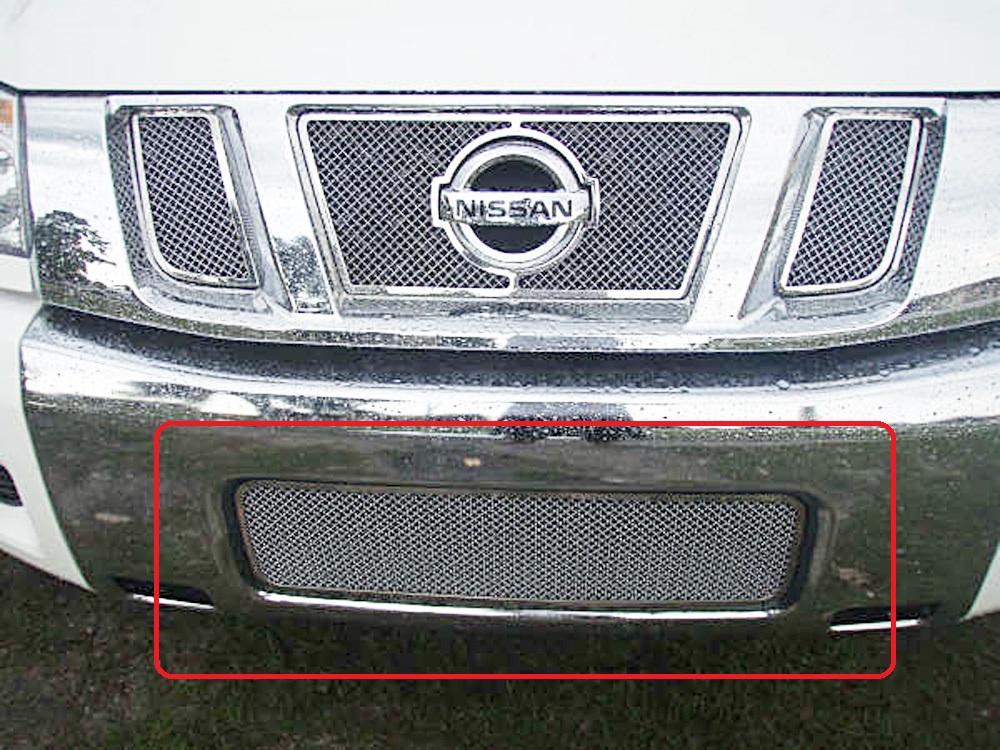 2004-2007 Nissan Armada /2004-2015 Nissan Titan Lower Bumper Wire Mesh Grille