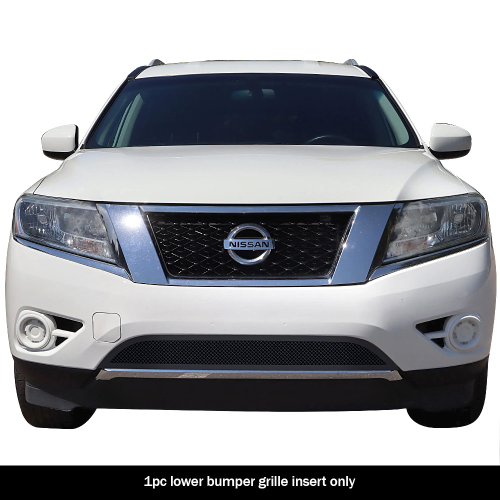 2013-2016 Nissan Pathfinder Lower Bumper Black Wire Mesh Grille