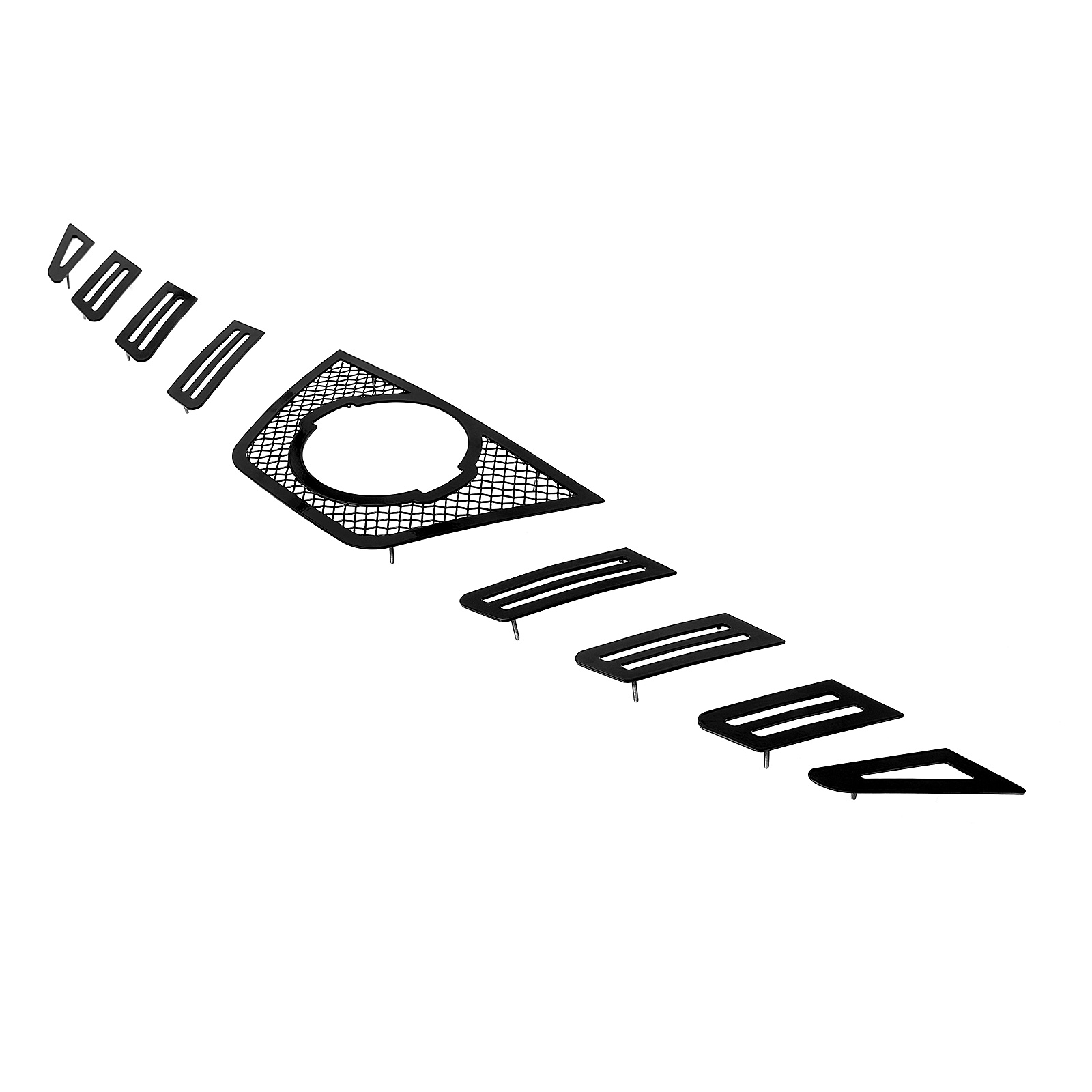 2009-2010 Nissan Murano Main Upper Black Wire Mesh Grille