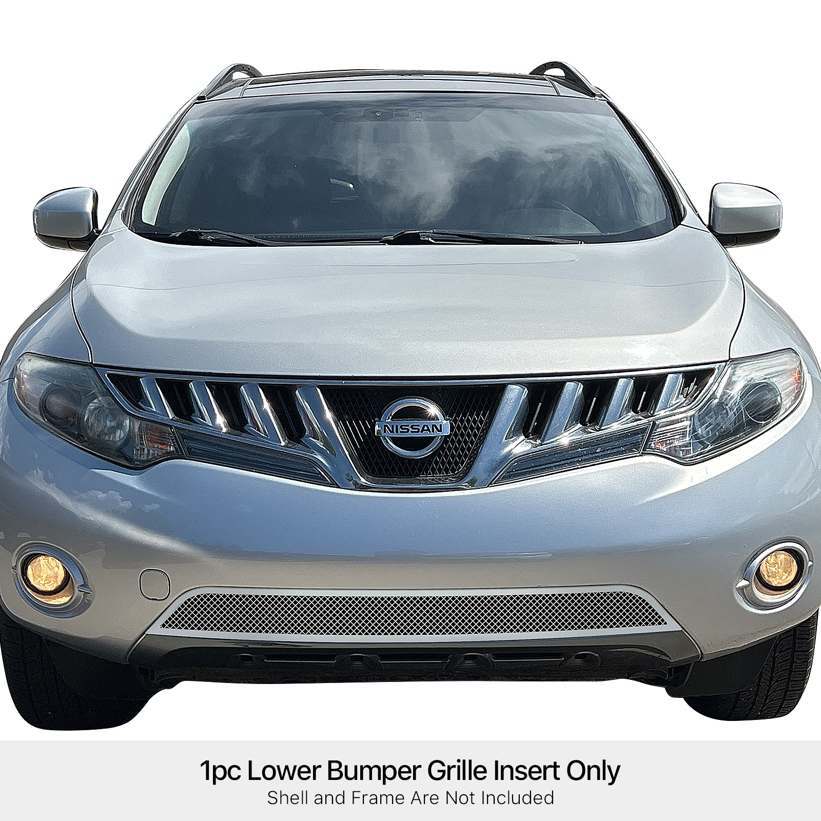 2009-2010 Nissan Murano Lower Bumper Wire Mesh Grille