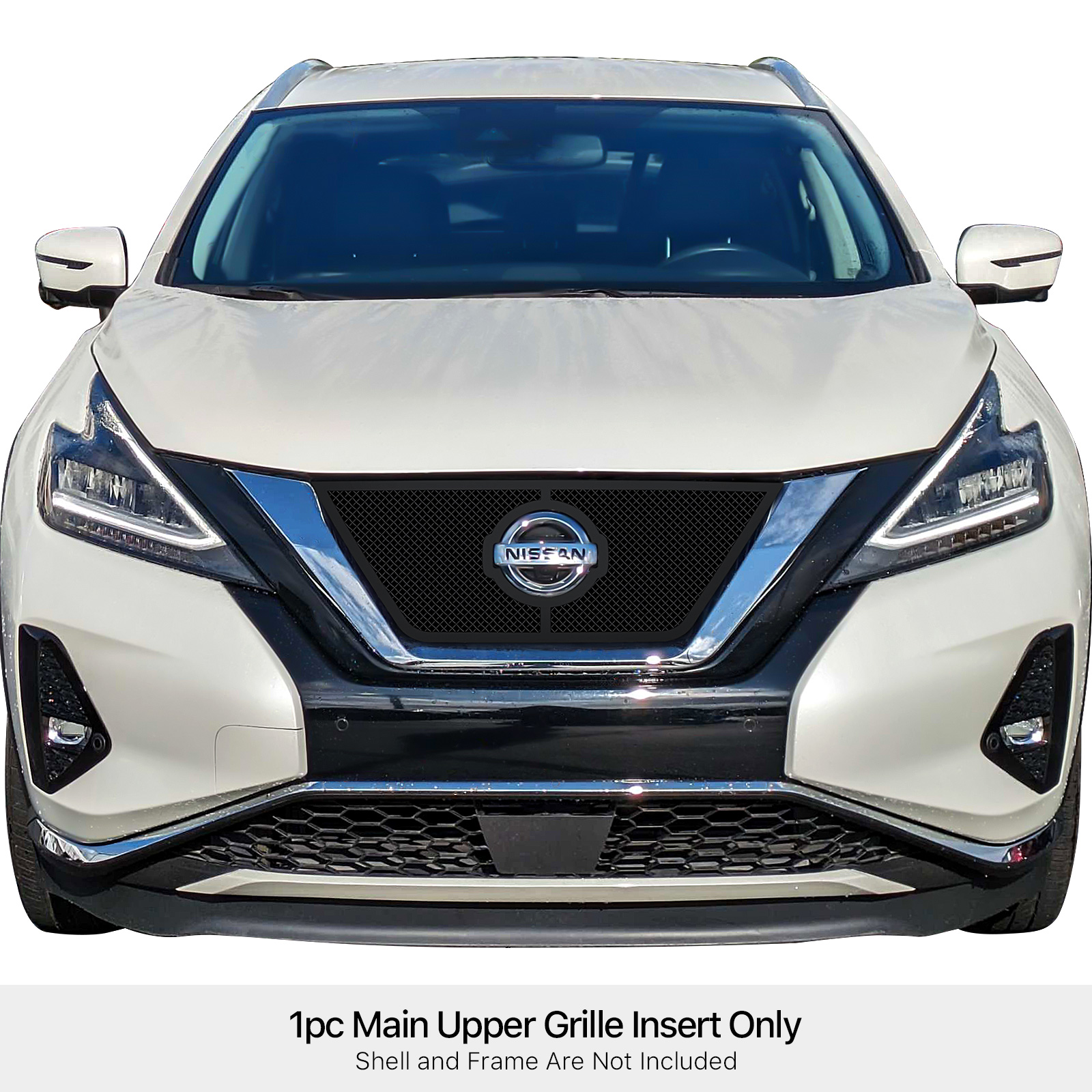 2019-2024 Nissan Murano Main Upper Black Wire Mesh Grille