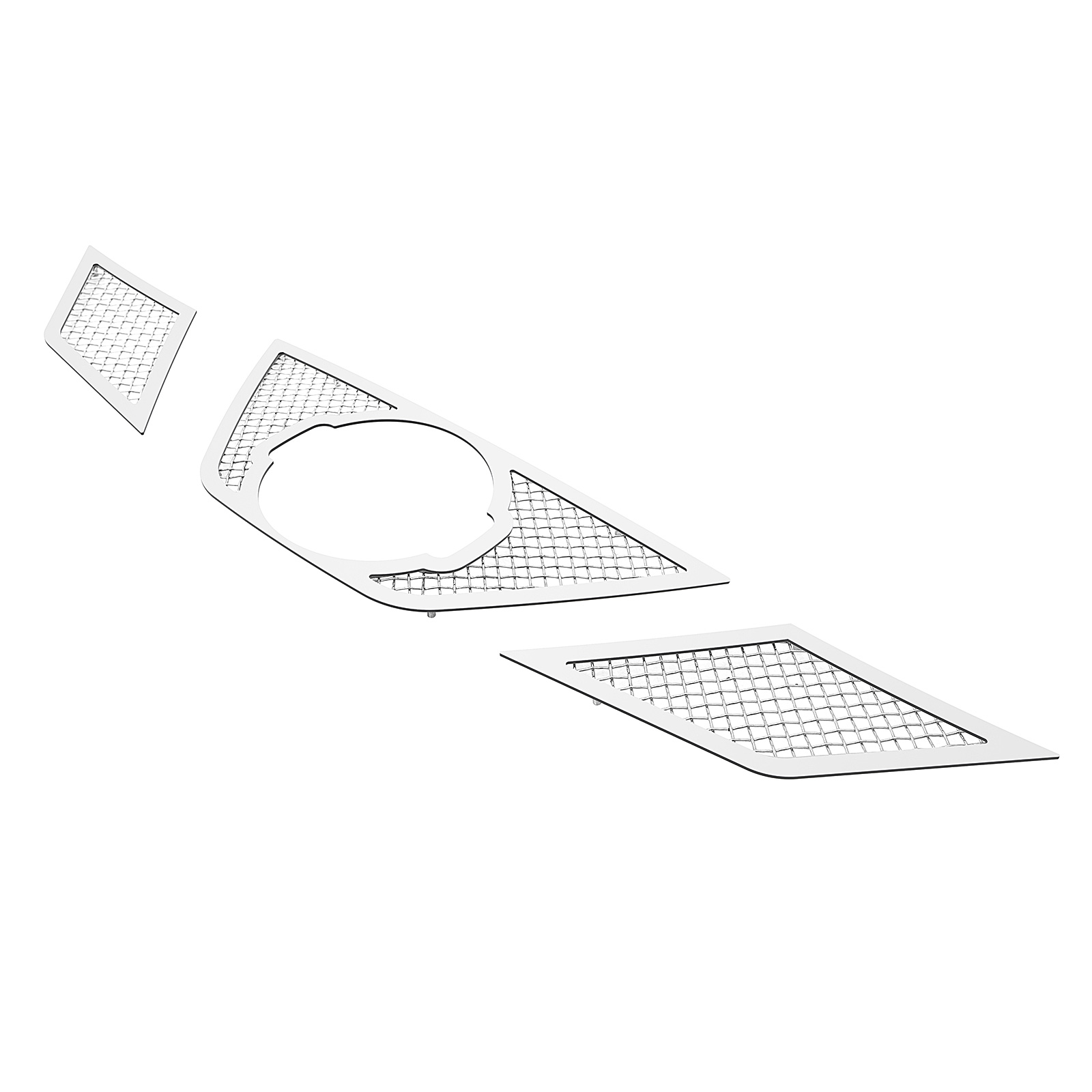 2014-2016 Nissan Rogue Main Upper Wire Mesh Grille