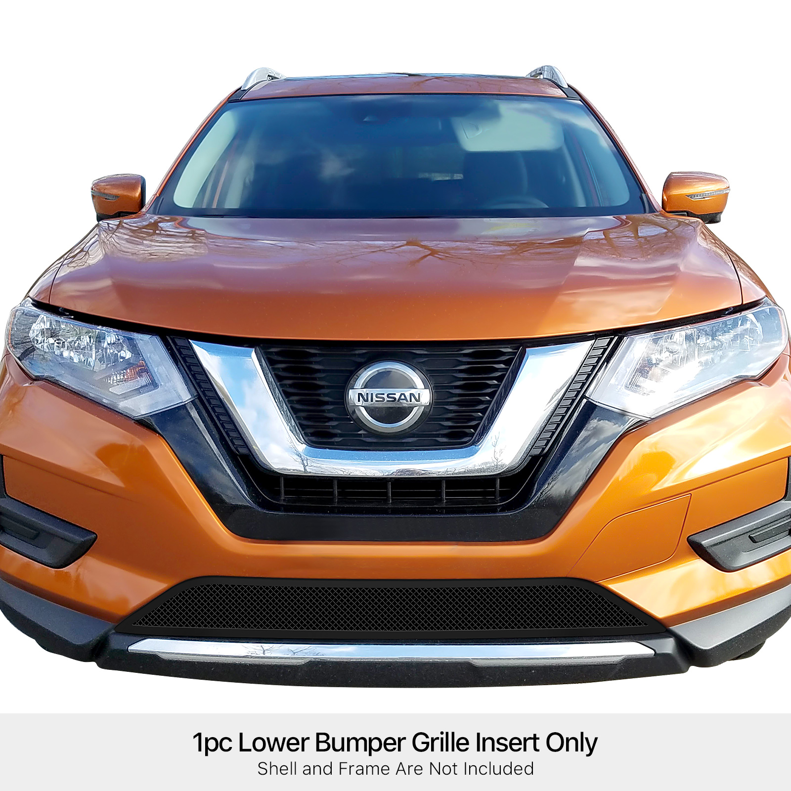 2017-2020 Nissan Rogue Lower Bumper Black Wire Mesh Grille