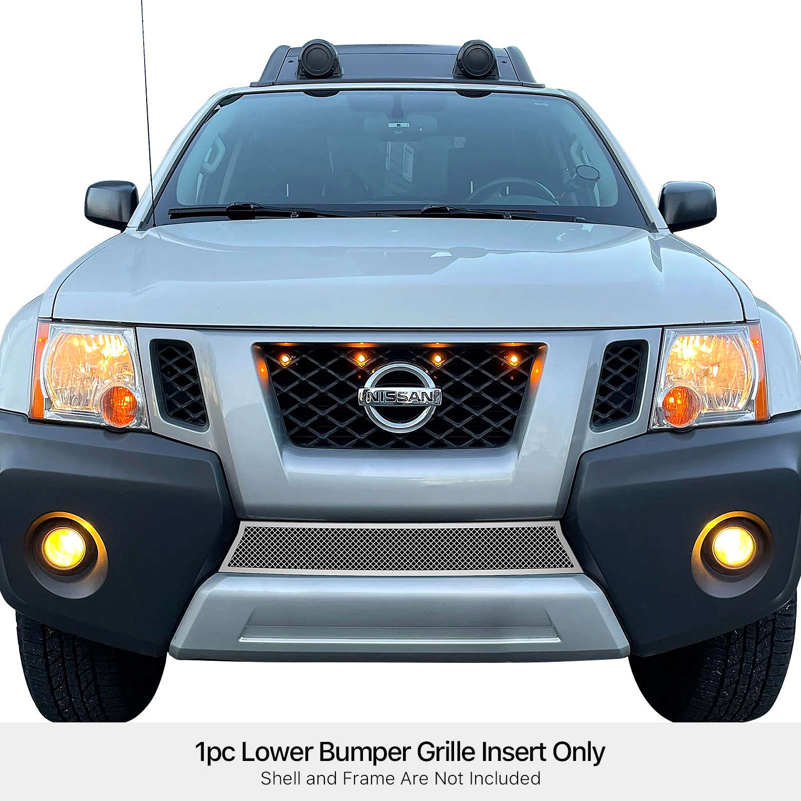 2009-2012 Nissan Xterra Lower Bumper Wire Mesh Grille