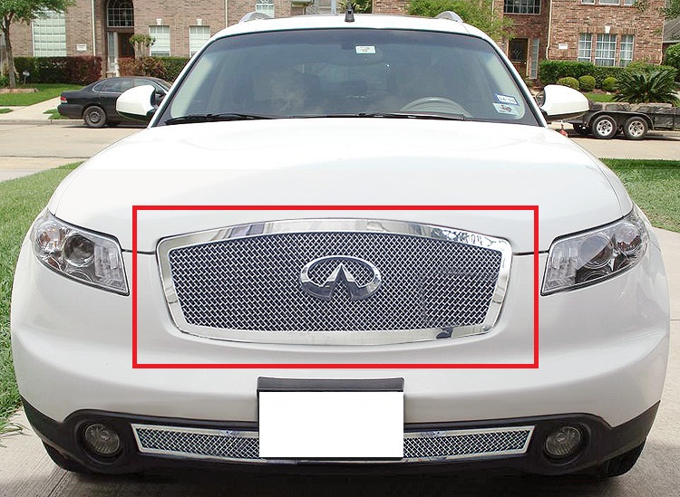 2003-2005 Infiniti FX35  /2003-2005 Infiniti FX45 Main Upper Wire Mesh Grille