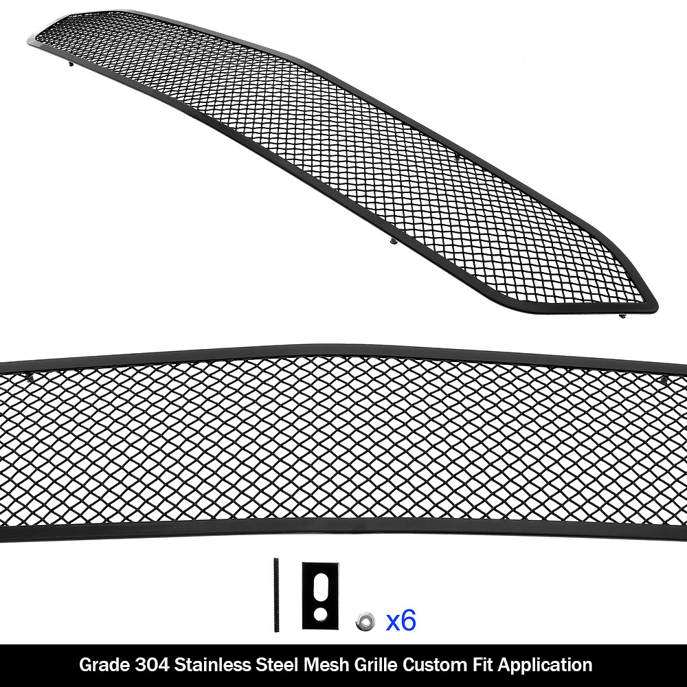 2014-2016 Nissan Rogue Lower Bumper Black Wire Mesh Grille