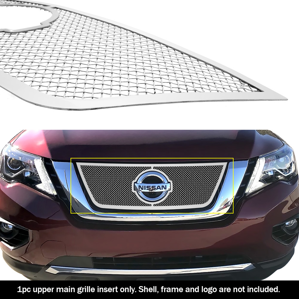 2017-2020 Nissan Pathfinder Main Upper Wire Mesh Grille