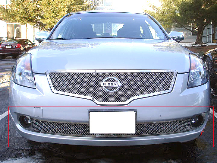 2007-2009 Nissan Altima Sedan Lower Bumper Wire Mesh Grille