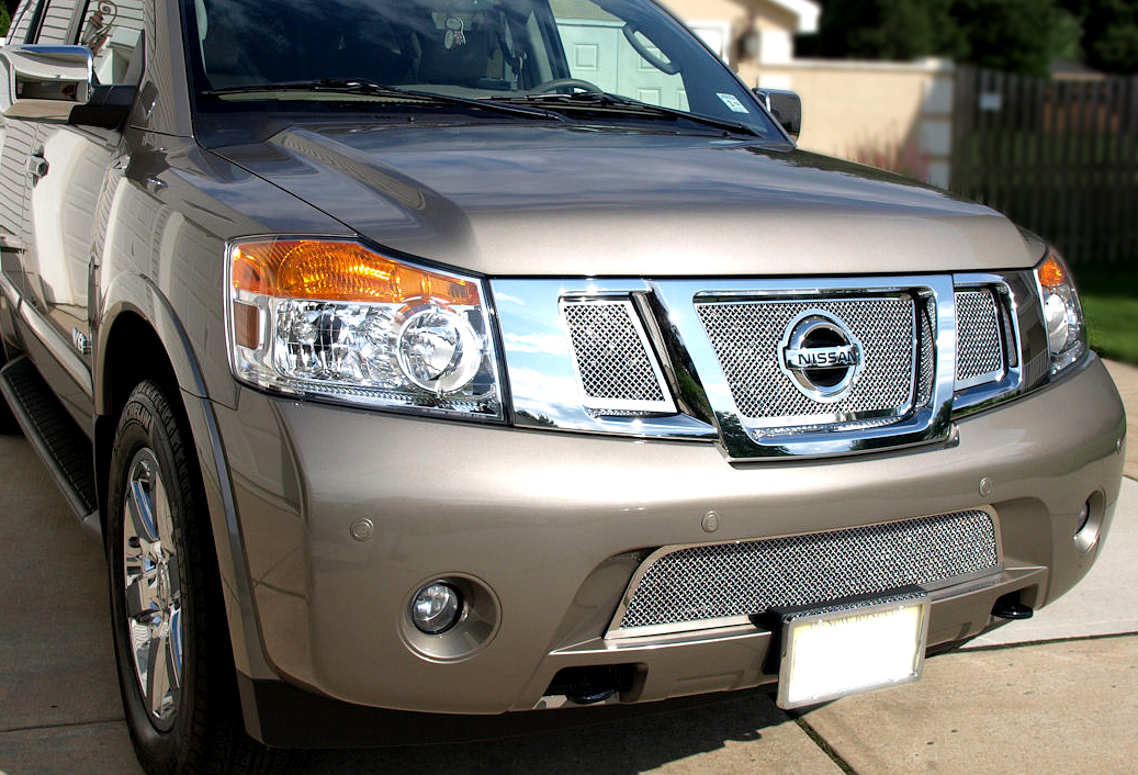 2008-2015 Nissan Armada Lower Bumper Wire Mesh Grille